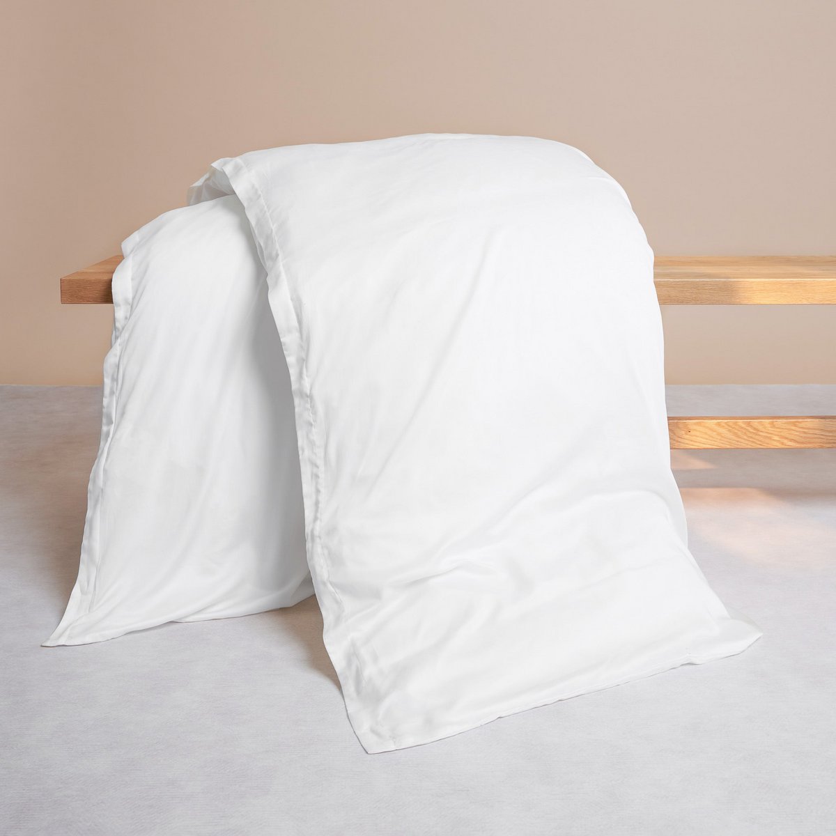 TENCEL™ - Sateen Dekbedovertrek Wit