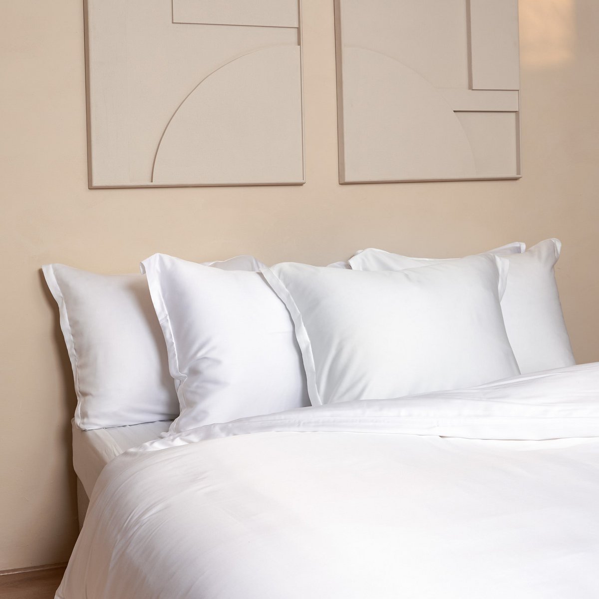 TENCEL™ - Sateen Dekbedovertrek Wit
