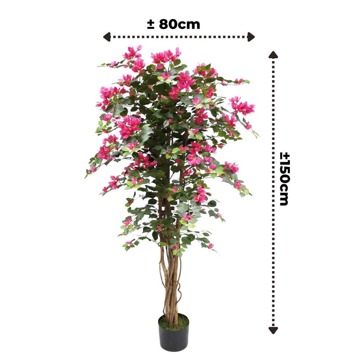 Kunst Bougainvillea 150 cm – Tropische charme zonder onderhoud