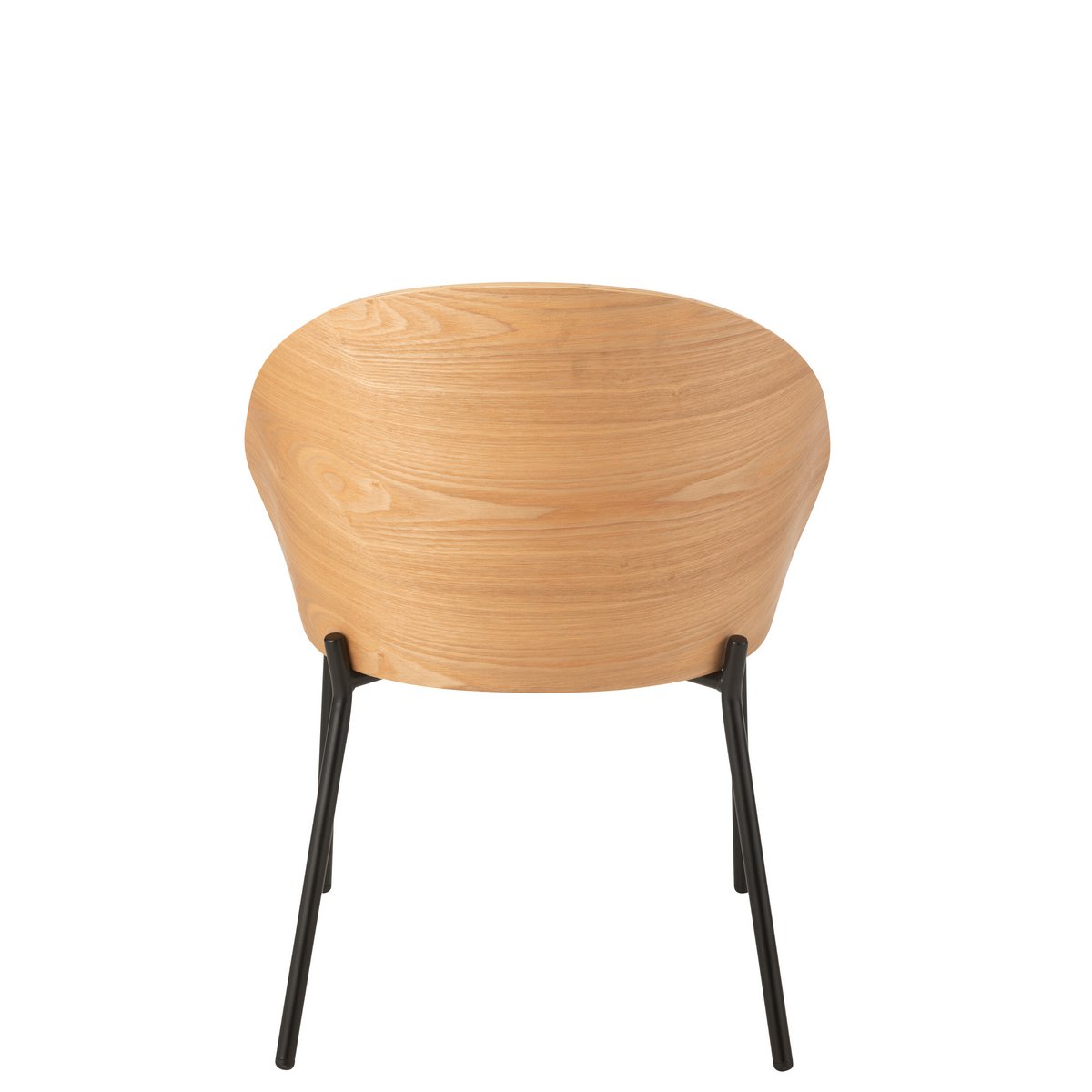 J-Line Stol Lone Krydsfiner/Metal Natur/Beige