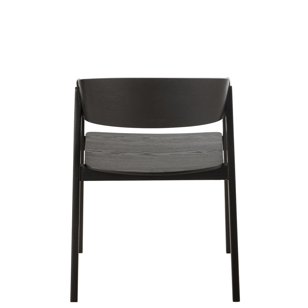 Stoel Naga Zwart – Authentiek Design met Essenhout en Touw