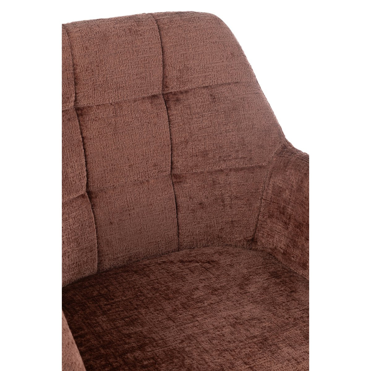 Upgrade Jouw Interieur met de Stijlvolle Louna Stoel – Bruin/Roest