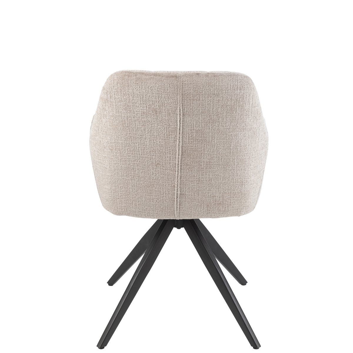 J-Line stol Louna - jern/akryl - beige/lys grå