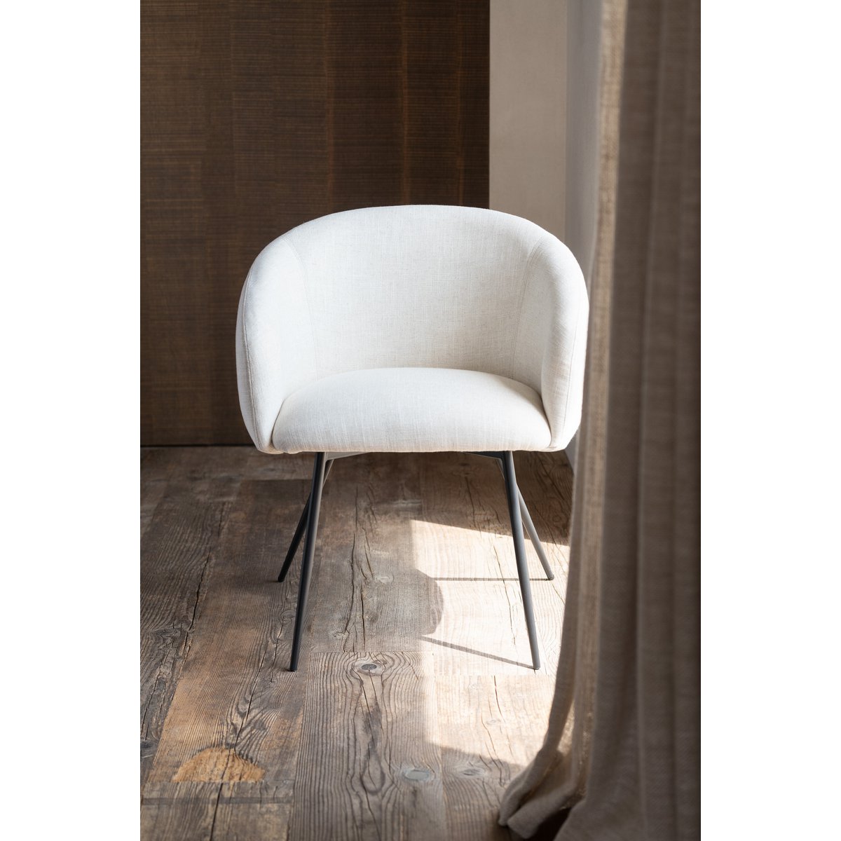 Elegante Stoel Wales – Comfort en Stijl in Ivoor