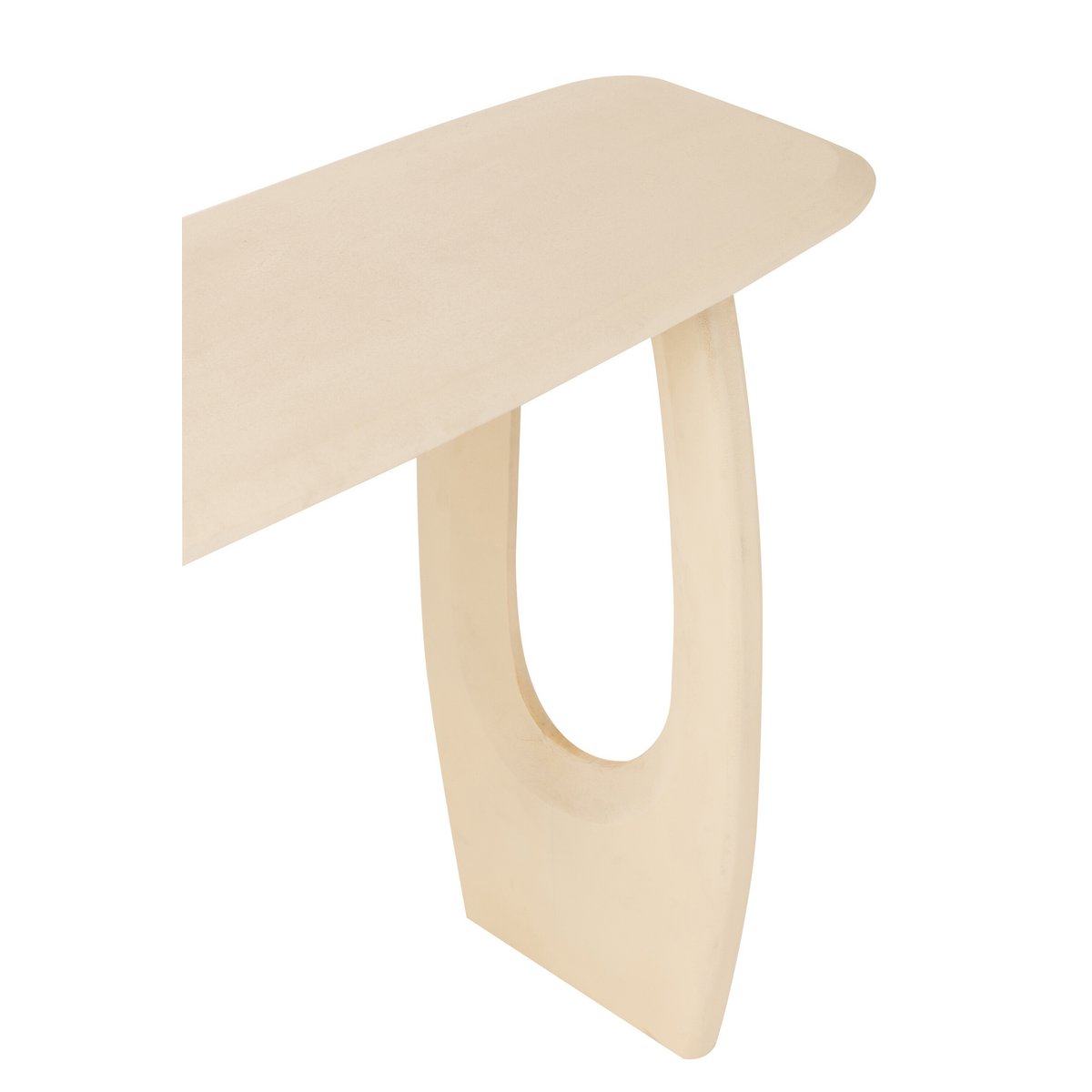 J-Line Console Mark – Mangohout & Stijlvol Wit