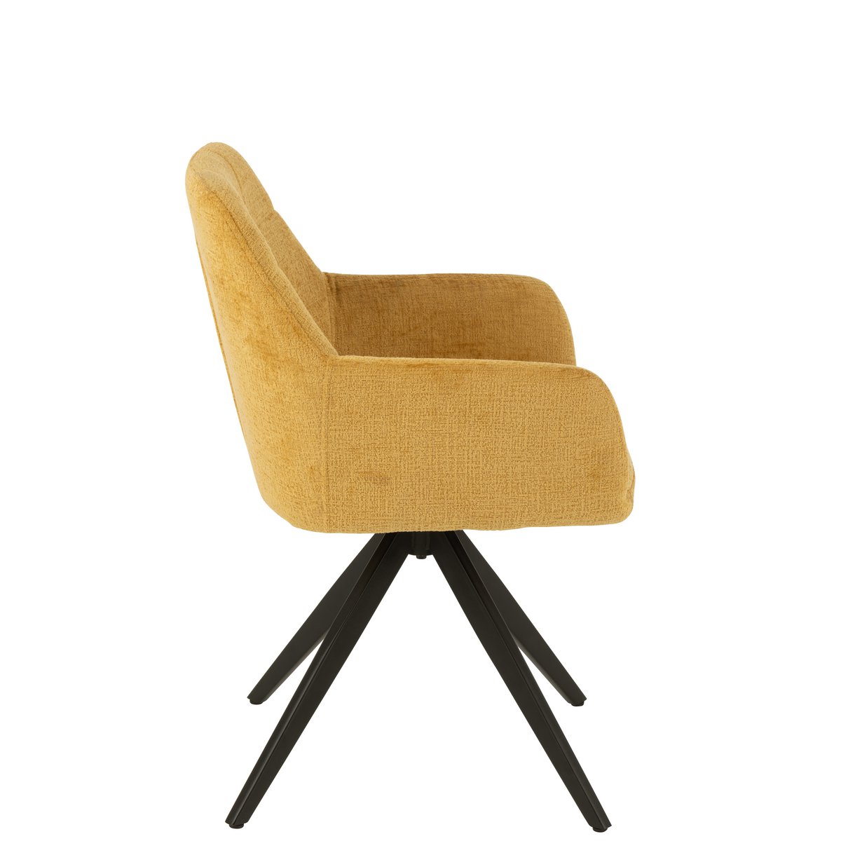 Upgrade Jouw Interieur met de Stijlvolle Louna Stoel – Okergeel