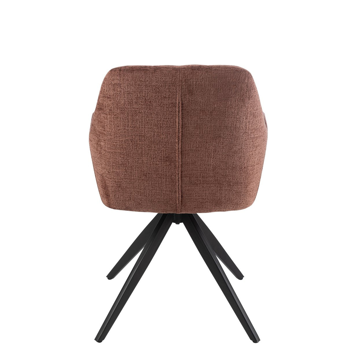 Upgrade Jouw Interieur met de Stijlvolle Louna Stoel – Bruin/Roest