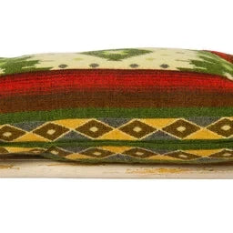 Ecuafina Cushion Native Quilotoa Green – Luxuriöses Alpaka-Design mit Entenfeder-Innenkissen