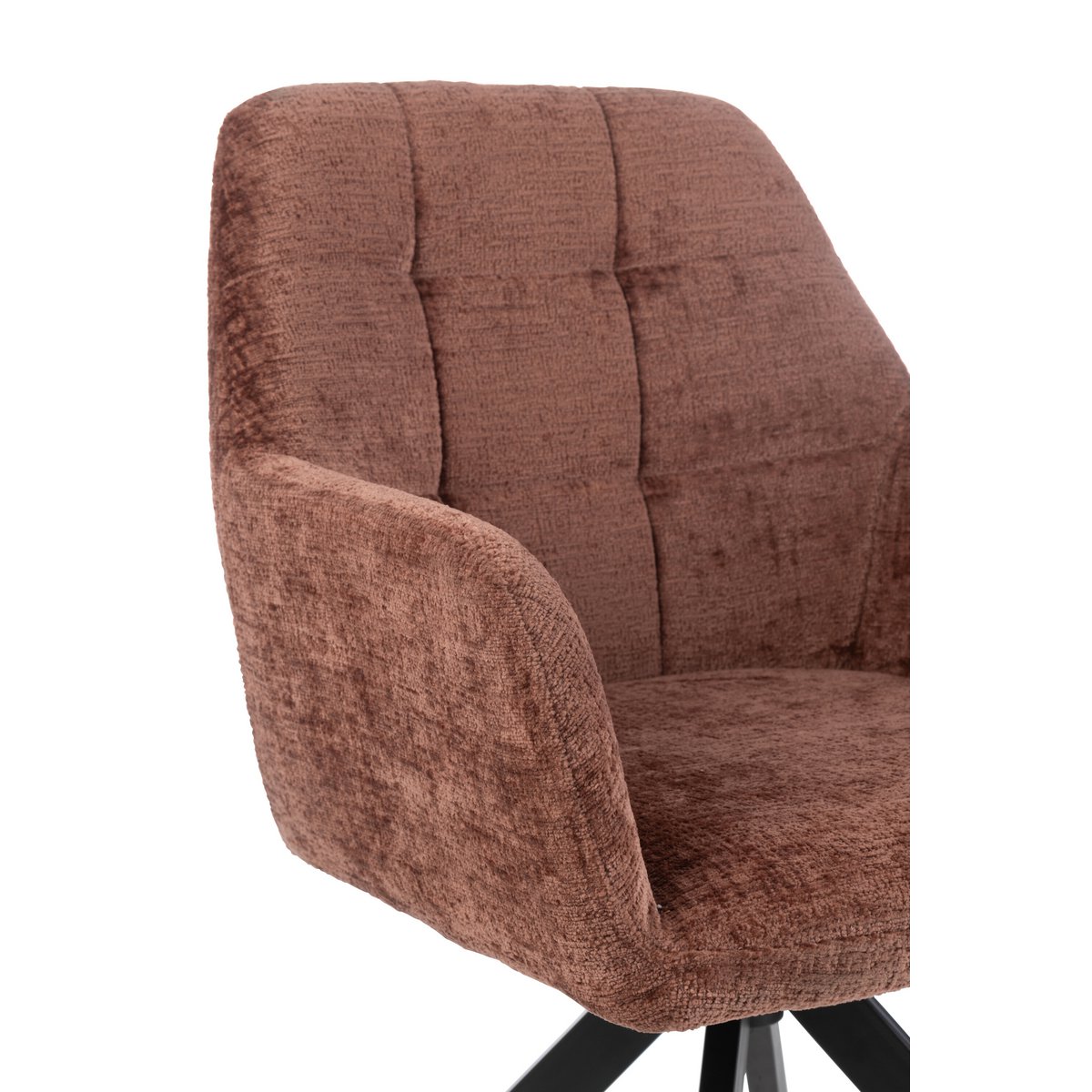 Upgrade Jouw Interieur met de Stijlvolle Louna Stoel – Bruin/Roest