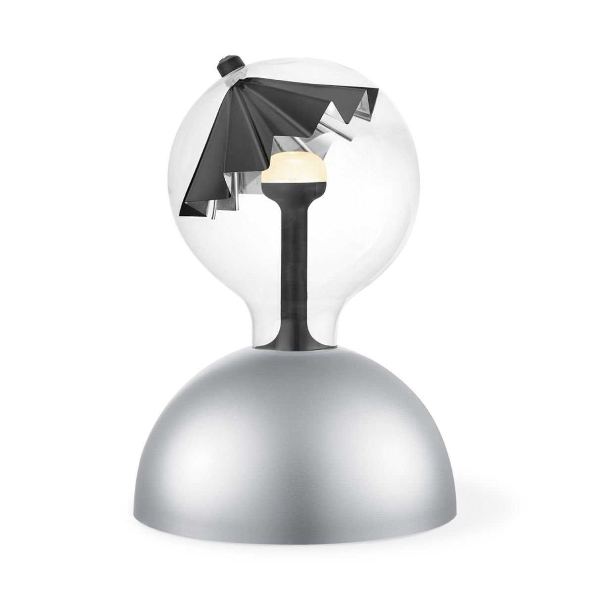 Stijlvolle Tafellamp Move Me Umbrella Zilver/Zwart - Modern Design
