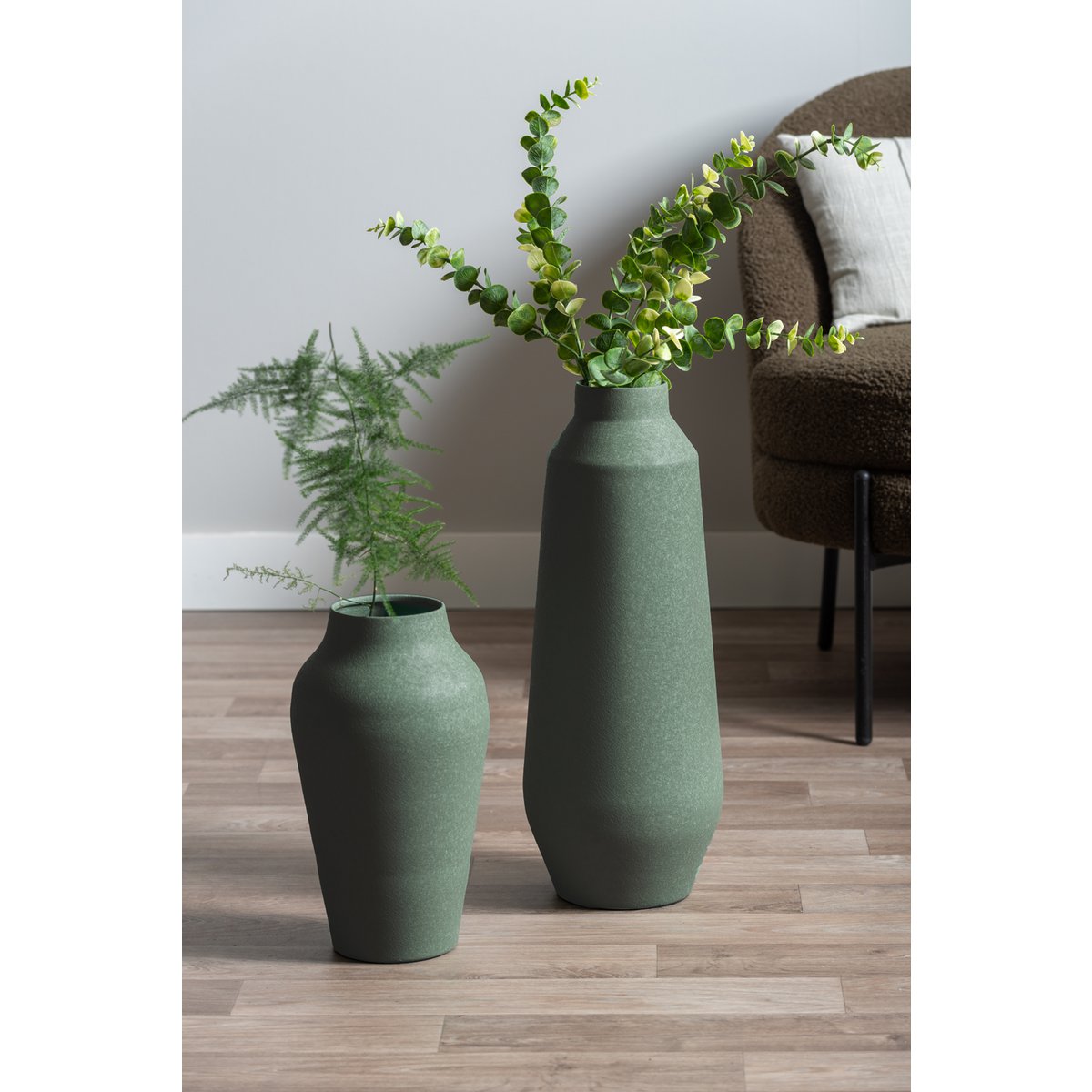 Boaz Vase von Present Time – Minimalistischer Blickfang für ein modernes Interieur – Green High