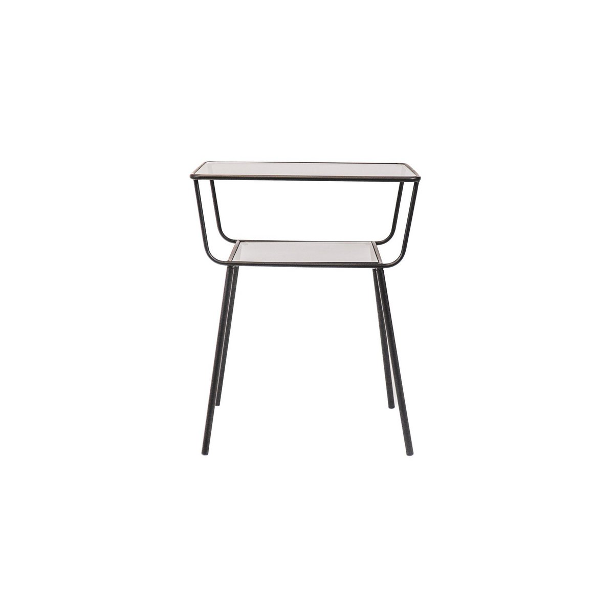Metal Rocks Nachtkastje – Zwart – Modern en Functioneel Design