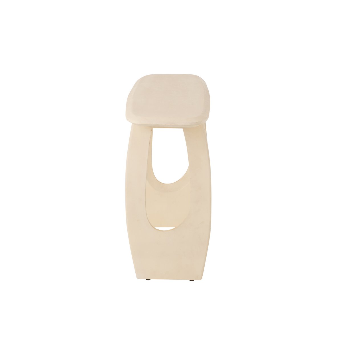 J-Line Console Mark – Mangohout & Stijlvol Wit