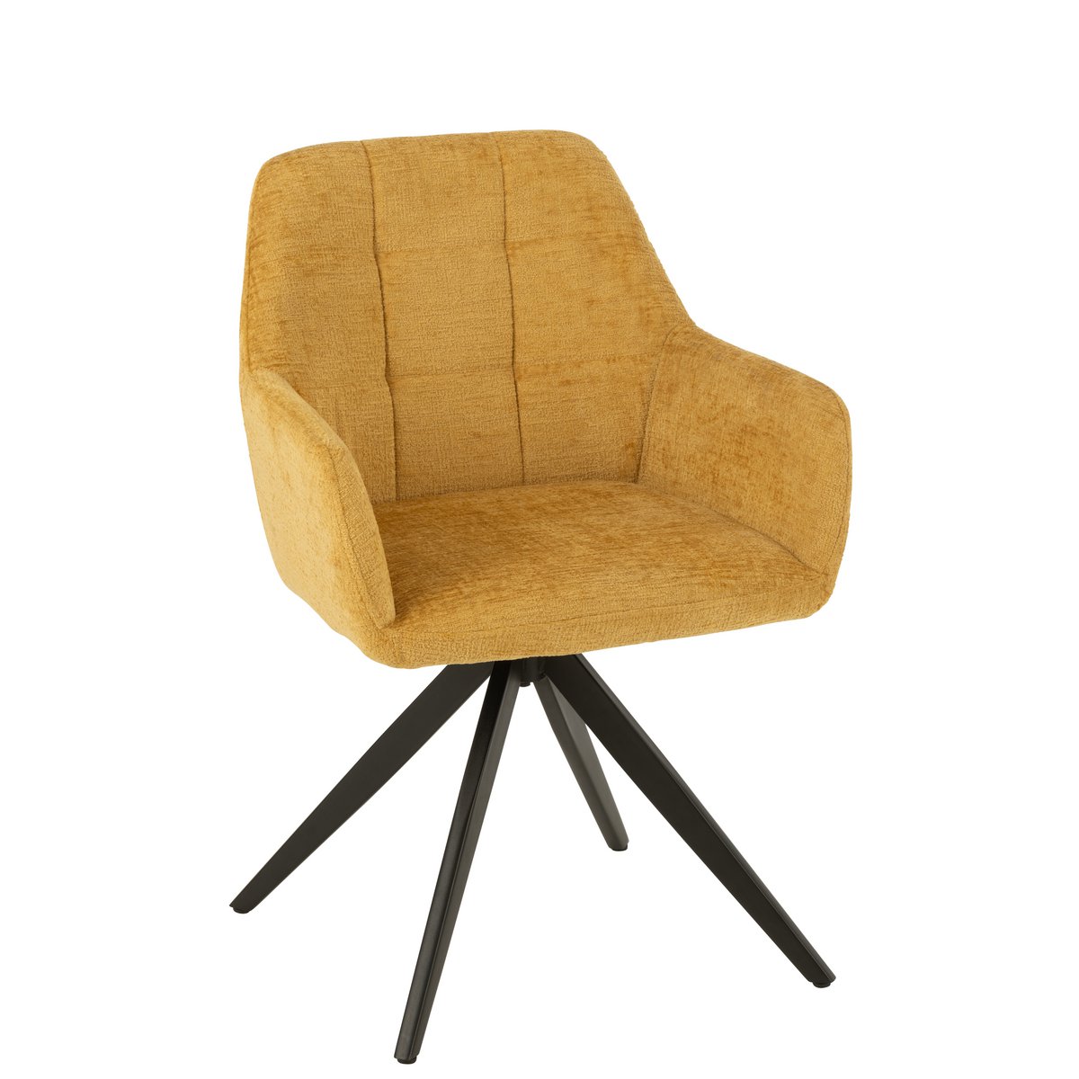 Upgrade Jouw Interieur met de Stijlvolle Louna Stoel – Okergeel